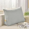Aspect gris clair-blanc-coton-lin-style sans boutons