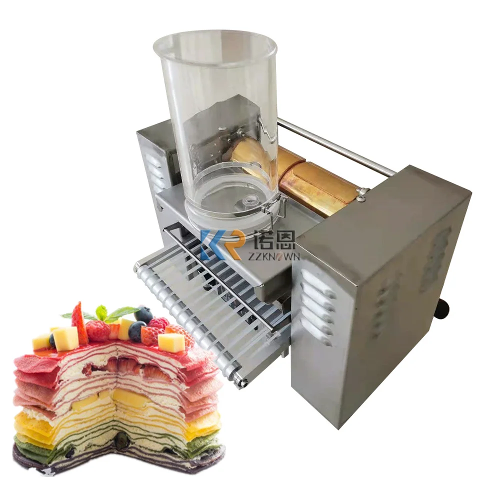 Новинка 2021, автоматическая многослойная машина для изготовления тортов, коммерческая машина для приготовления блинов и блинов разных размеров