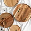 Acacia wood disc, 20 x 1.5 cm