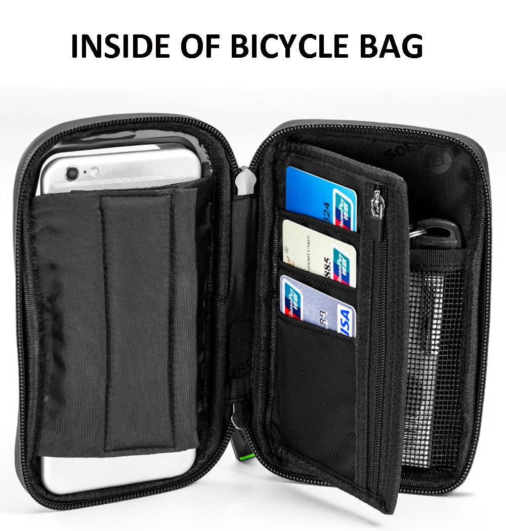 YTGEE 2021 универсальная водонепроницаемая сумка для хранения сотового телефона на руль сенсорного экрана велосипеда держатель для велосипеда горного велосипеда MTB