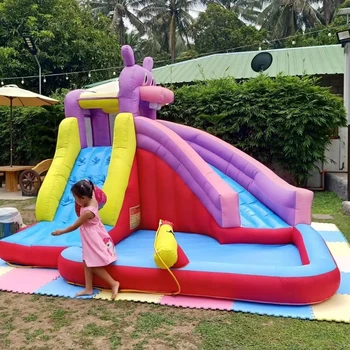 China Factory Outer Bouncy House Castle Party Custom Inflatable Trampolines Slide For Children