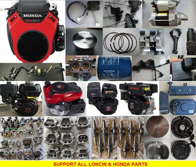 Gasoline Engine Generator Spare Parts for 168F, 188F, 190F,  GX160, GX200, GX390, GX420, 2KW, 5KW of Honda and Loncin