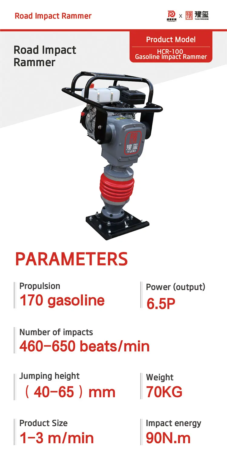 Heavy-duty Tamping Compactor Machine - Efficient Rammer