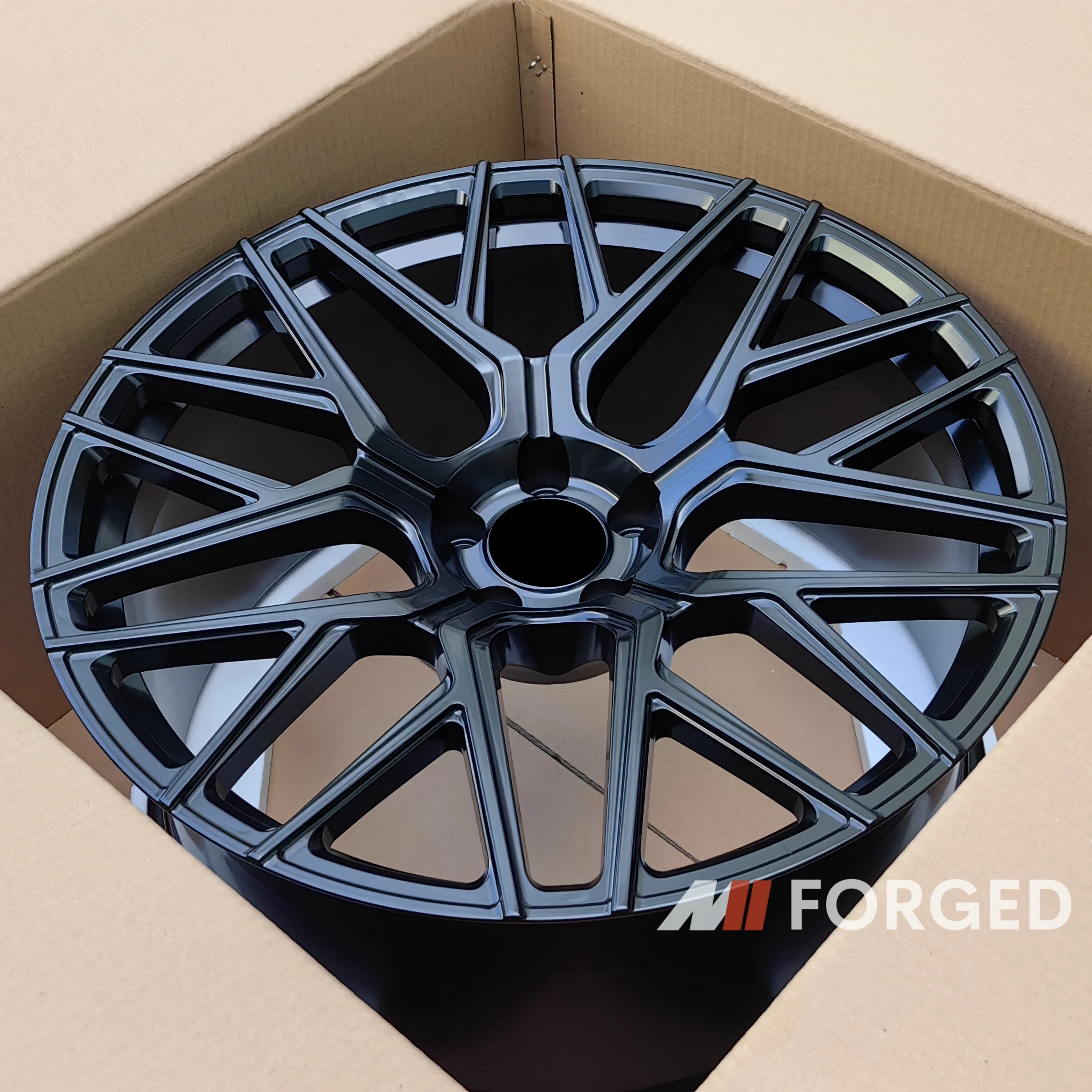 Maining Forged RFX10 Wheels for Audi R8 Mustang Mercedes 18 19 20 Inch Custom Black Bronze Brushed Titanium Rims