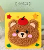 Kit de costura bordado para niños oso