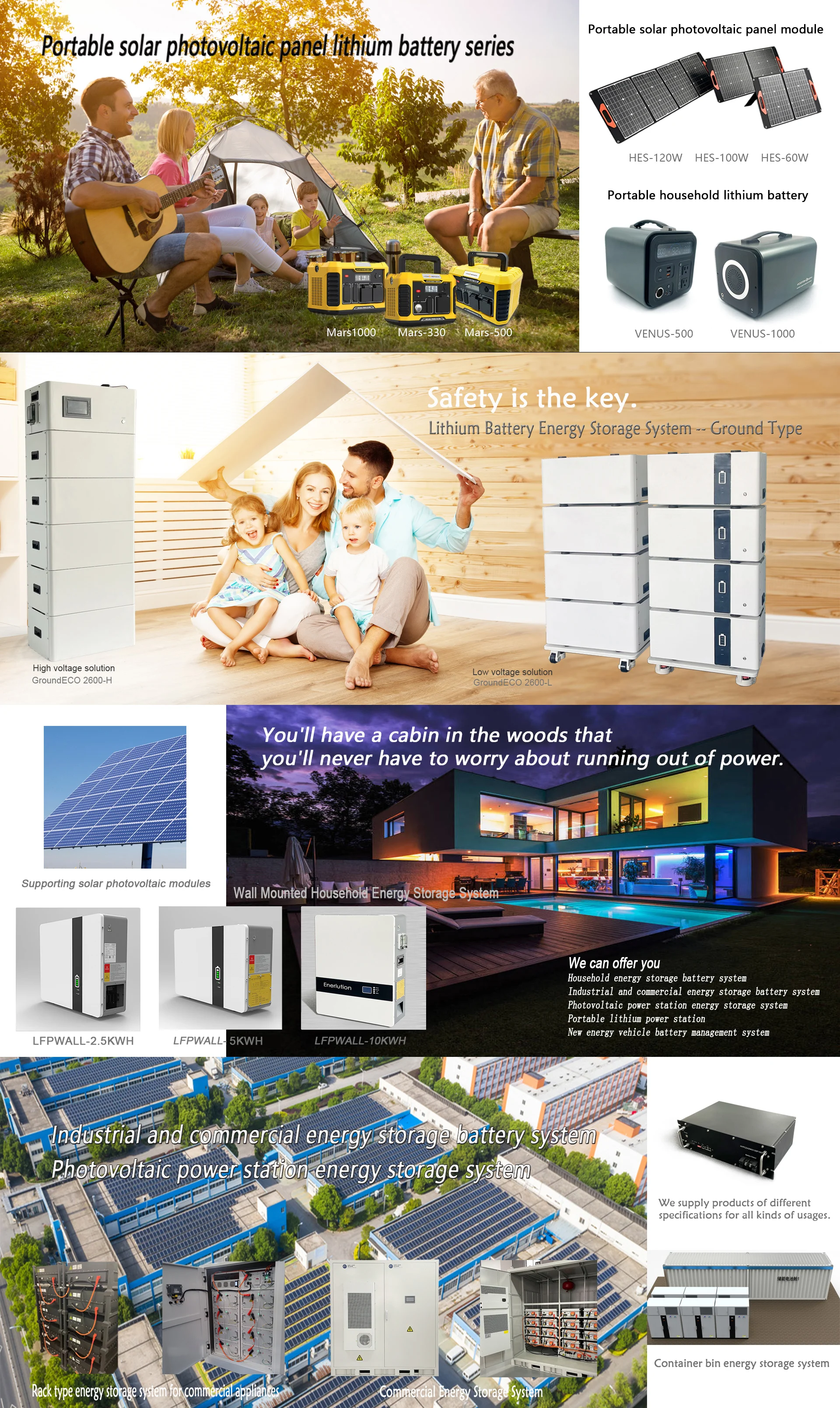 Energie 、 Hybess - Klimaanlagensteuerung Solarpanel System LifePO4 Lithiumbatterie 15 kW 25 kW 30 kW Solar Power Home Storage Battery Cabinet Home Energy Speichersystem 19