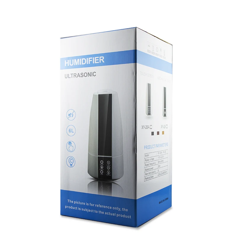 6L Large Capacity Land Standing  Remote Control Cool Mist Ultrasonic Humidifier