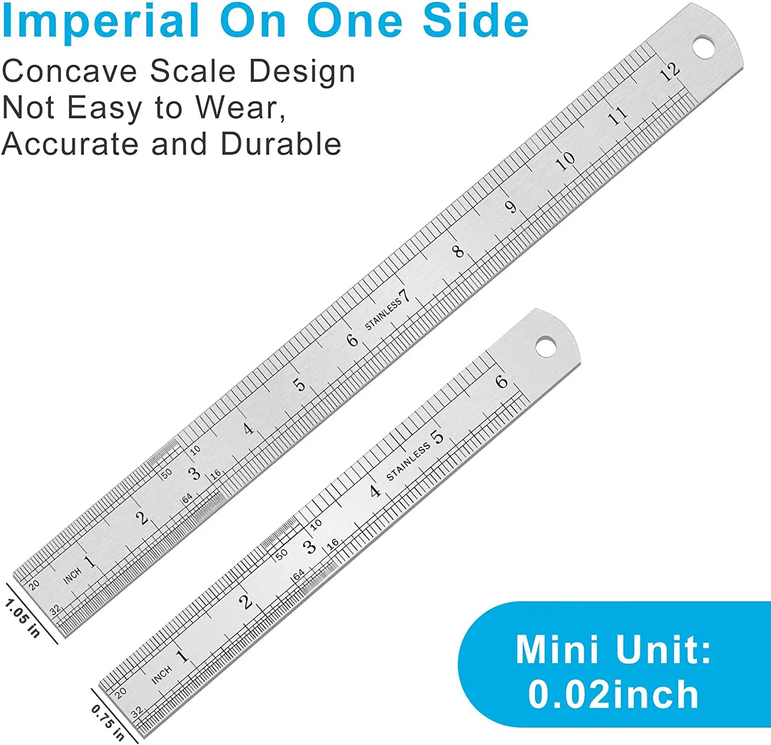 批发金属尺30厘米12英寸直透明钢尺套件测量工具,带学生学校办公室