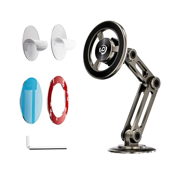 car phone holder metal car mount 360 magnetic phone stand holder for car magnetic