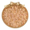 Transparent glass beads - orange