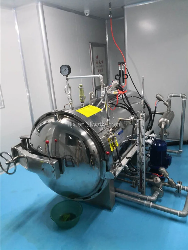 Industrial Food Sterilizer Autoclave /retort Machine For Glass Jars Tin Can Processing Retort