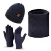 Navy blue diamond three-piece set
