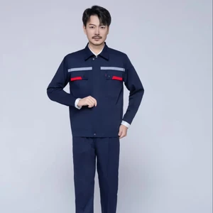Men's Anti-Static Breathable Long Sleeve Overalls Construction Mechanic Work Suits Dust-Proof Workshop Uniform Suit