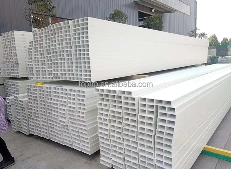 Rectangular Frp Frp Pultrusion Square Pipe Fiberglass Composite Profiles Frp ...
