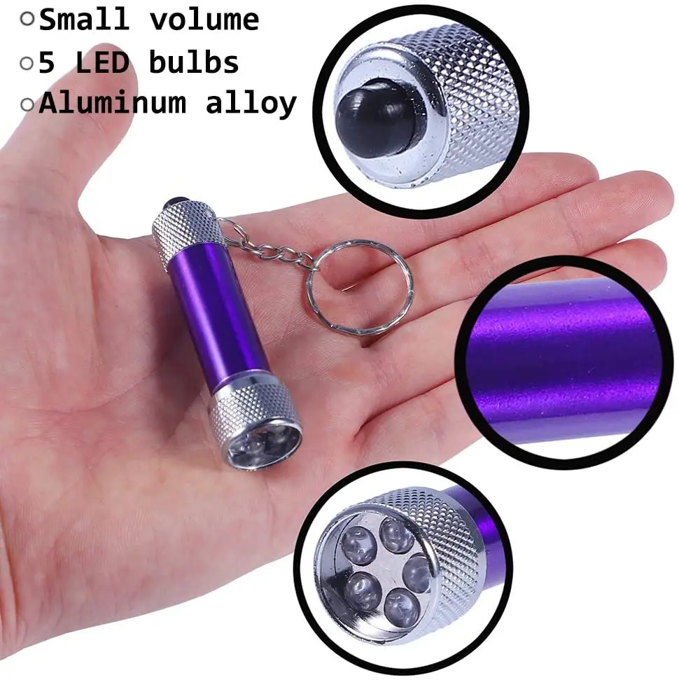 Super Bright Mini Portable Aluminum Alloy Keychain Torch LED Mini ...