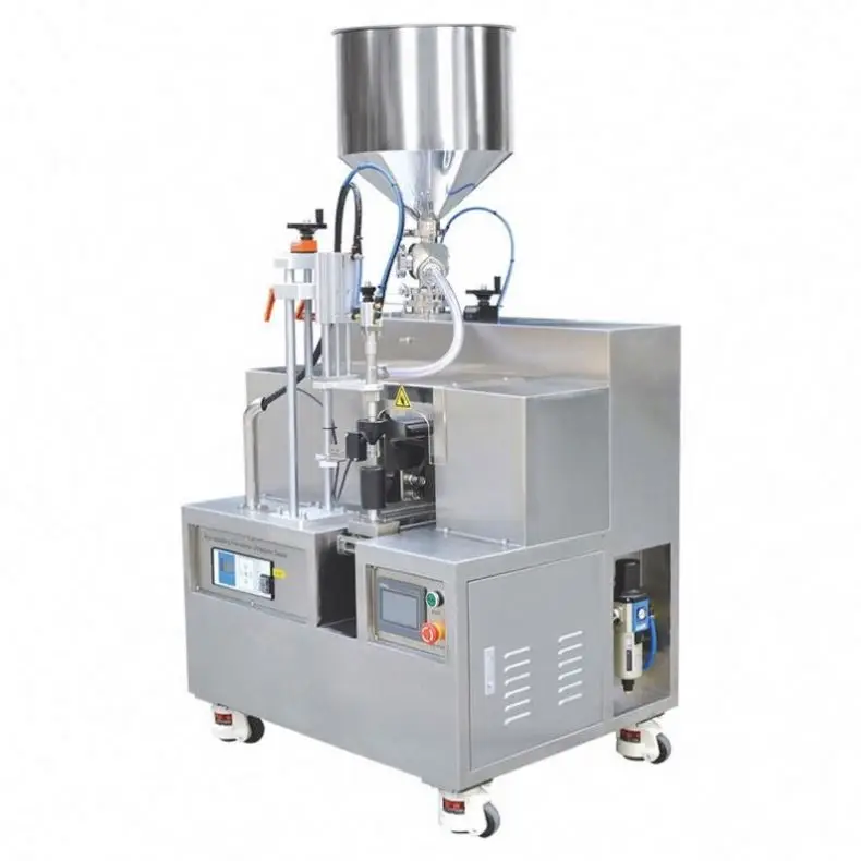 TEBAK Semi Automatic Ultrasonic Filling & Sealing Machine - High Precision for Paste Aluminum-Plastic Hoses