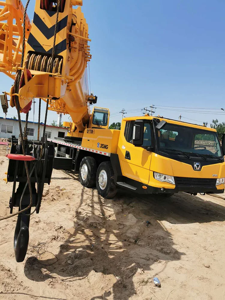 Тяжелое оборудование б/у XCMG бренд грузовой кран 70 тонн QY70K-I