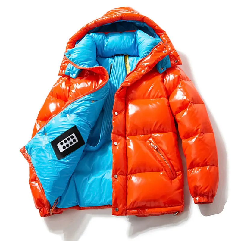 Men's Puffer Jacket For Winter, Warm Duck Down Utility Coat_voghion.com