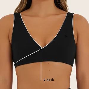 2026 New Style Backless Cross Style Front Breathable Running Training Women Sportswear Gym Athletic Workout With Sports Bra