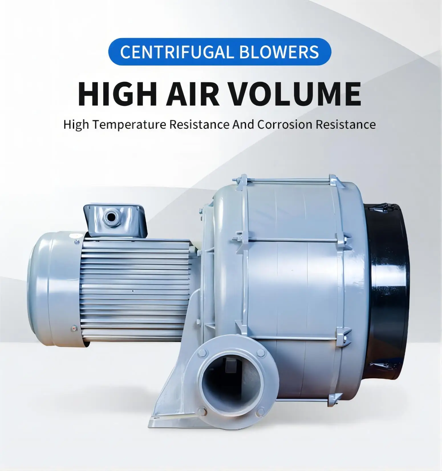 Centrifugal Extraction Blower, HTB125-503, 5HP, Aluminum, 380V - detail 2
