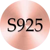 S925 (placcato in oro rosa)