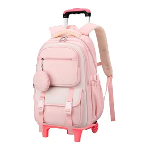 custom logo Hot Selling Teen School Backpack Unisex High Quality Fashionable Waterproof Oxford Polyester Zipper 20-36L Air Cushion Belt