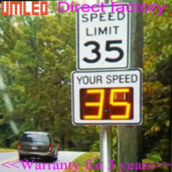 China Speed Limit Signs - Solar Powered & Variable Display