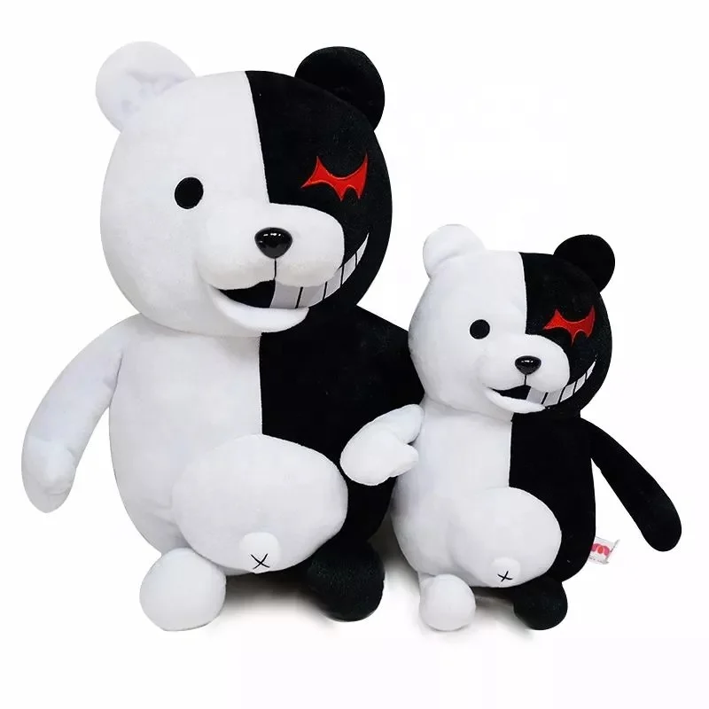 anime danganronpa 2 monokuma black white bear plush toy dangan