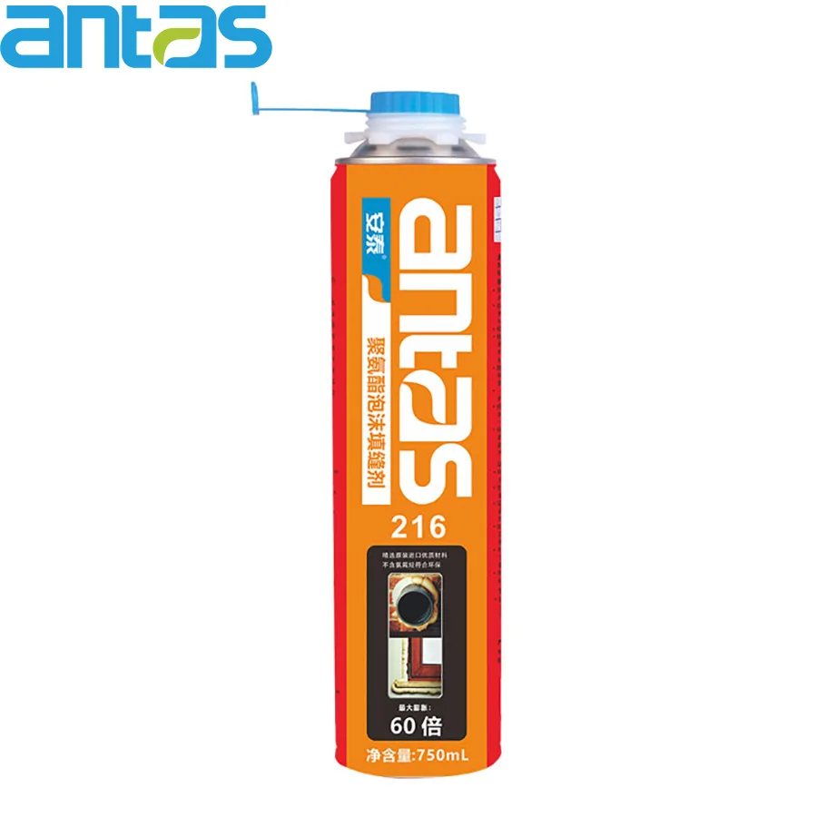 Custom 750ml Polyurethane Foam Bulk Expandable Fireproof Spray Pu Foam