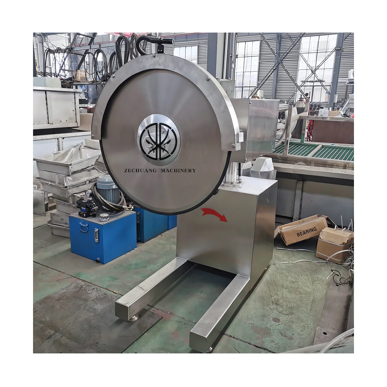 Factory Quality Buffalo Abattoir Slaughtering Design Primal Cutting Circular Low Speed Saw For Beef Deep Processing Equipment