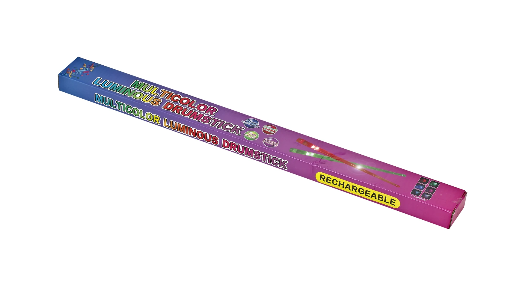 Bright Light up Colorful Smart Electronic Drumsticks Electronic Lighting Drum Sticks Toy for Kids