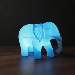 Lovely LED Night Light Festival Decor Elephant Shape Lamp Decorative Light