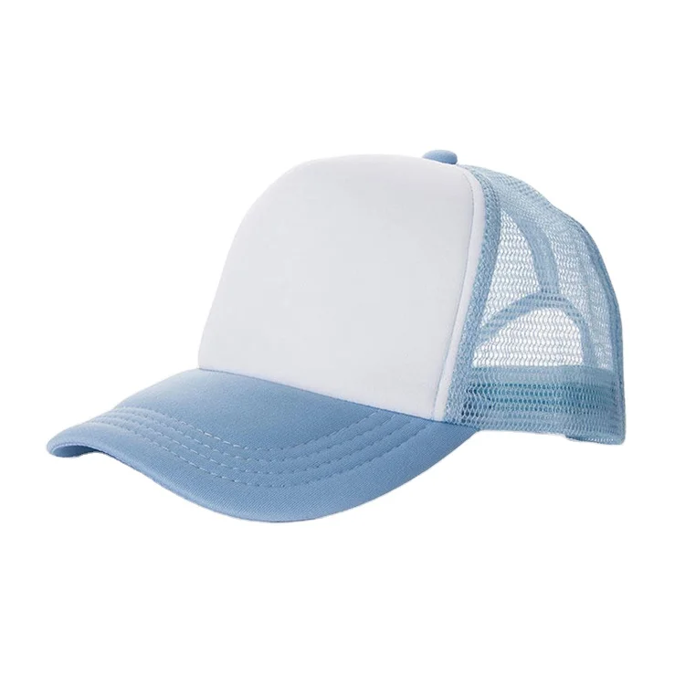 Factory Price blank Polyester custom blank sublimation trucker cap