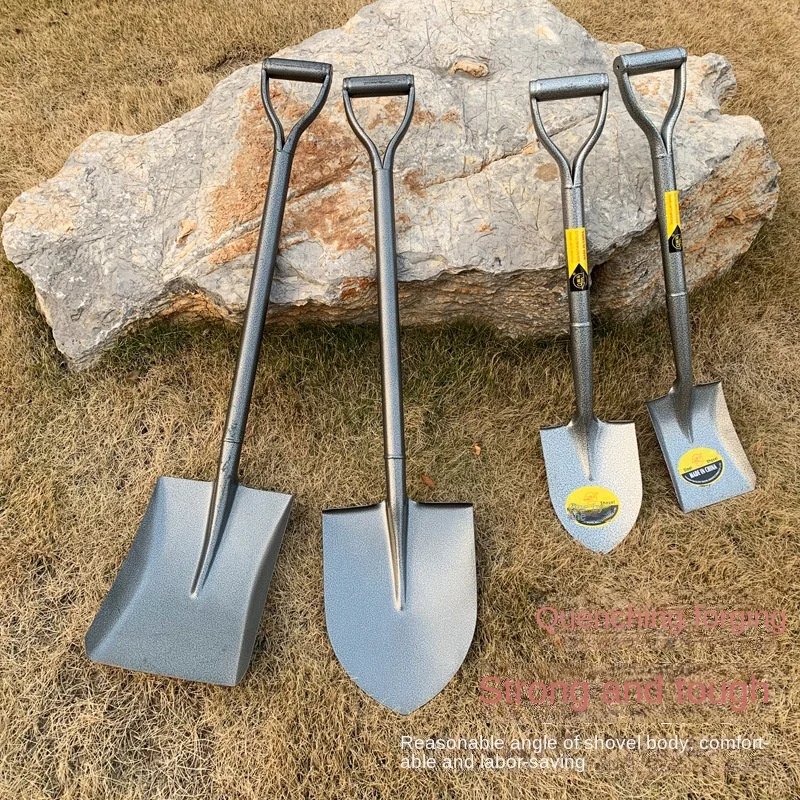 All-steel Fire Shovel One-piece Shovel Farm Shovel Garden Tool Fire ...