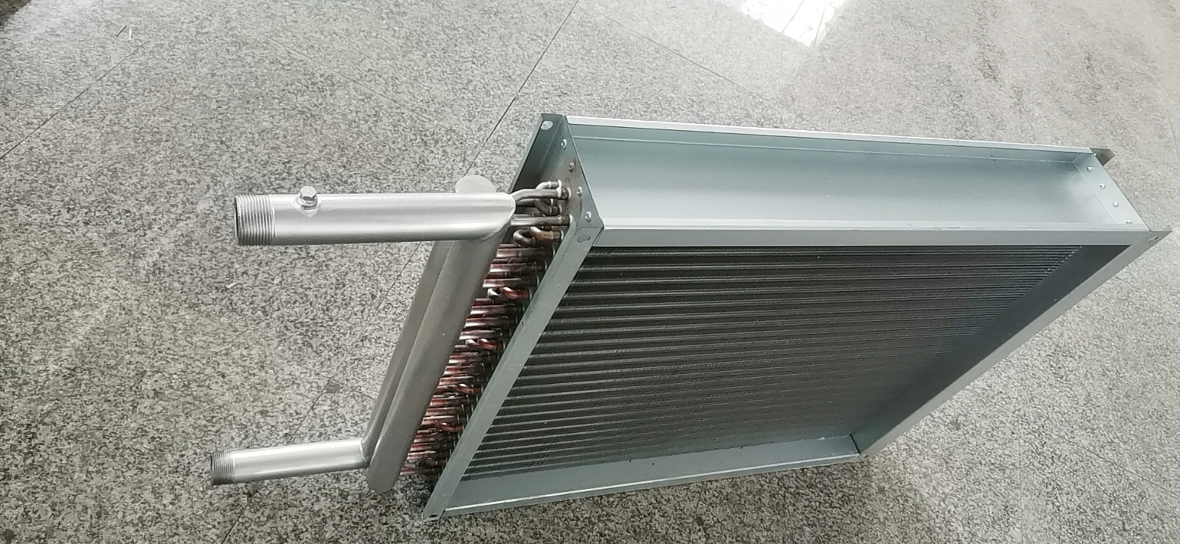 Copper Tube Aluminium Finned Heat Exchanger Coil for AHU