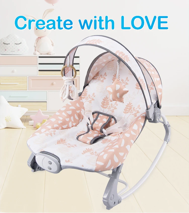 Special Design Metal Baby Chair Indoor Newborntotoddler Vabarate Baby Chair Musical Baby