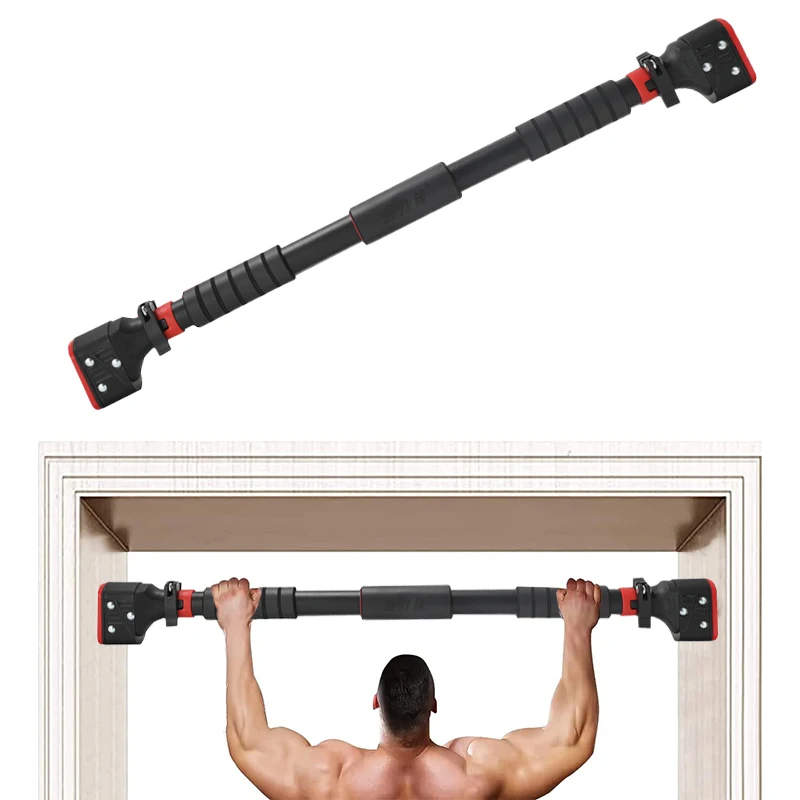 Home Gym Adjustable Chin Up Bar Strength Training Pull Up Door Bars ...