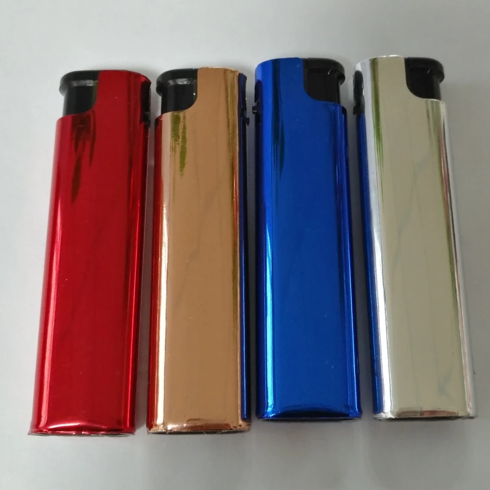 Metal case Mini Vibrator Electronic Cigarette Lighter Windproof and Rechargeable