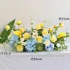 Calla Lily Style  Blue & Yellow (with Flower Holder Included)
