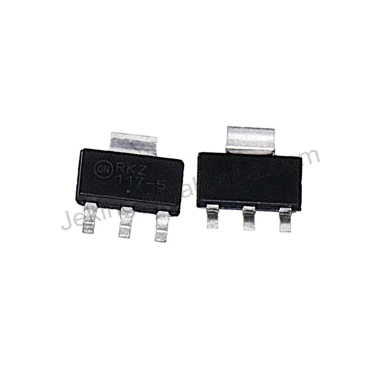 Jeking Ncp1117 Ldo Voltage Regulators 5.0v 1a Positive Sot-223-3 ...