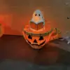 The pumpkin cup ghost has no mouth