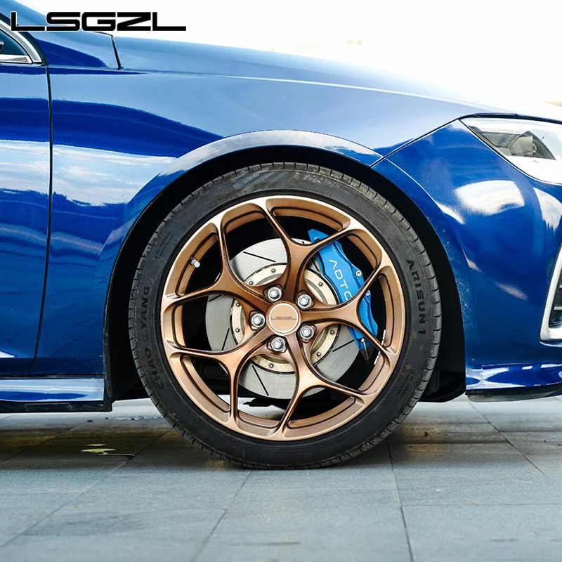 LSGZL Vintage Gold Luxury Aluminum Alloy Wheel 16-24 Inch Rims Forging ...