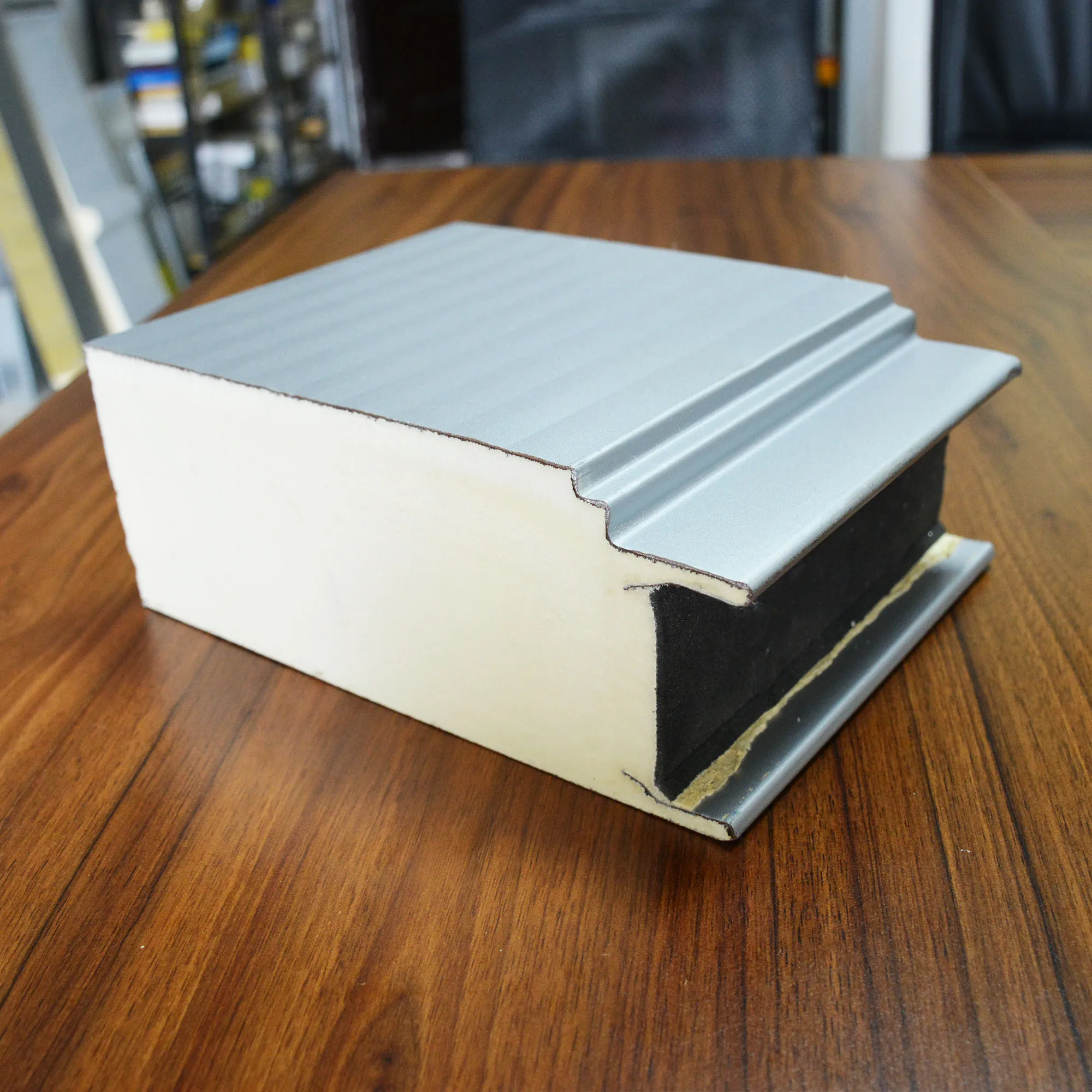 Aluminium Polyurethane Sandwich Panel Insulation Cold Room Panel PIR Wall Panel Cladding Building Materials