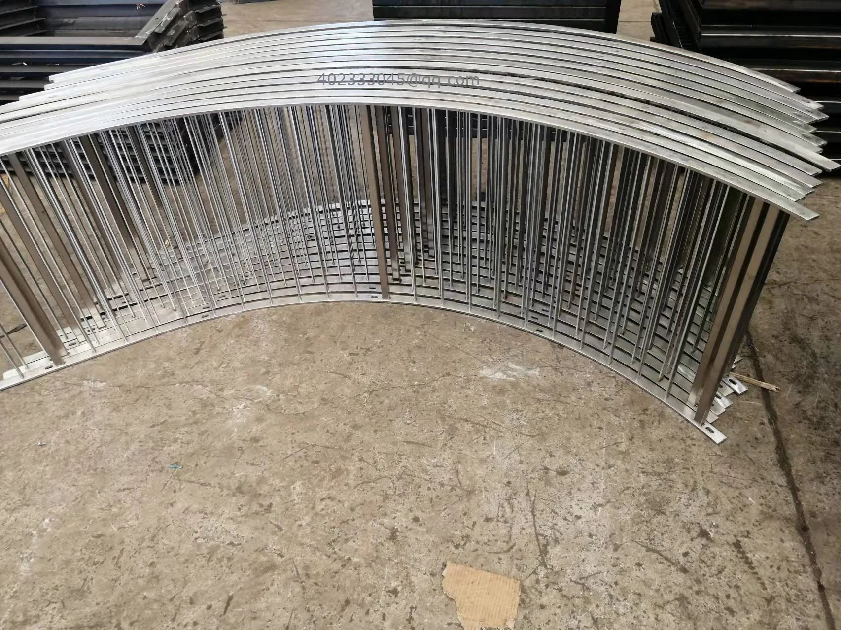 Galvanised Stainless Steel Flat Bar Stair Handrail for Safety Railing ...
