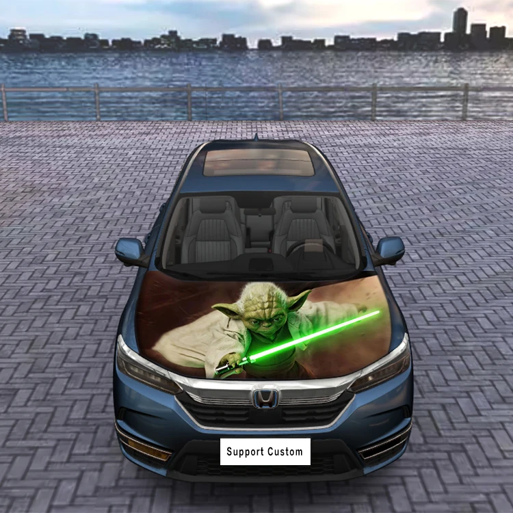 5 Years Car Accessories Spider Anime Auto Car Hood Vinyl