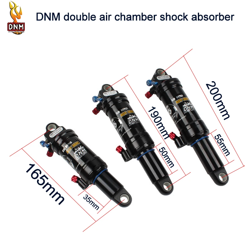 DNM AOY-36RC MTB 165mm 190mm200mmソフテイル手動制御ロック可能