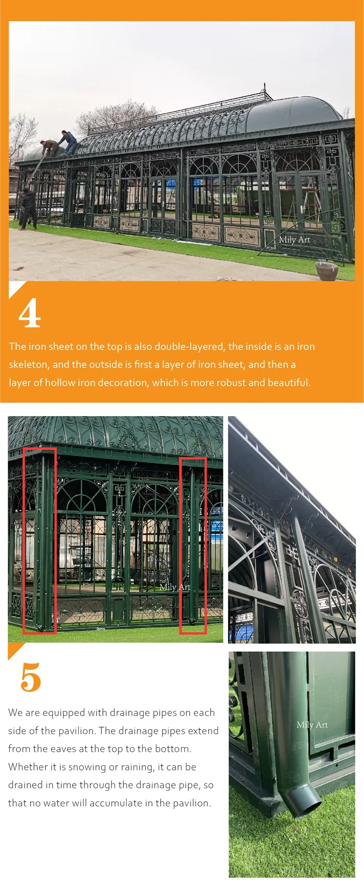 Wrought Iron Gazebo 