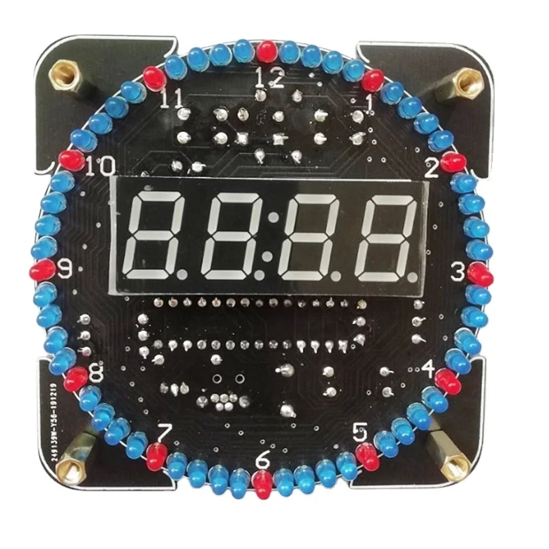 Módulo de pantalla LED Digital giratorio DS1302, alarma, reloj Digital  electrónico, pantalla de temperatura LED, Kit DIY, tablero de aprendizaje,  5V