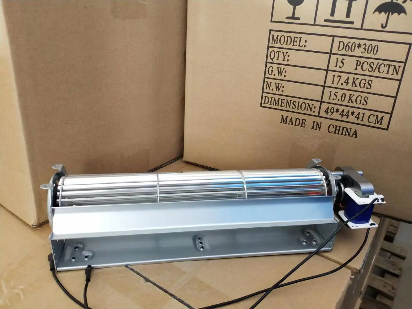 扇中 220V/50HZDCタンジェンシャルブロワーエアコンクロスフロー