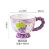 Tazza per pasti con manico a forma di coniglio d'uva